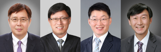 박상훈(왼쪽부터)·조성욱·이숭희·유승룡 화우 대표변호사/사진제공=법무법인 화우