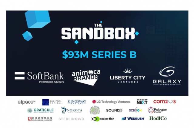 더 샌드박스, 소뱅 비전펀드2·삼성넥스트로부터 9,300만 달러 투자 유치