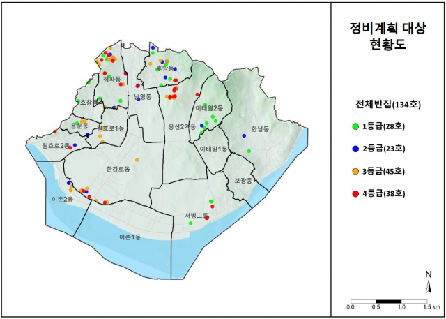 정비계획 대상 현황도.