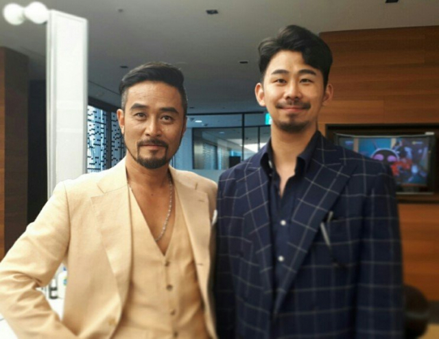 김주현 대표(오른쪽)와 최민수 씨(왼쪽)/사진=김주현바이각