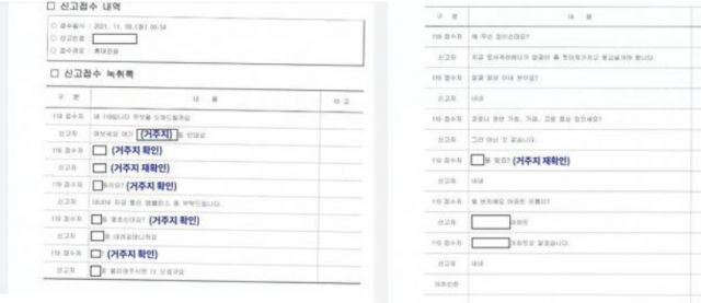 이재명 더불어민주당 대선 후보 배우자 김혜경씨의 낙상사고 당시 이 후보의 119 신고 전화 녹취록/자료제공=민주당