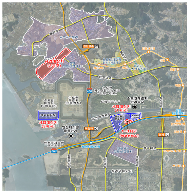 인천 '에코사이언스파크 강소특구’ 위치도. /자료 제공=인천시