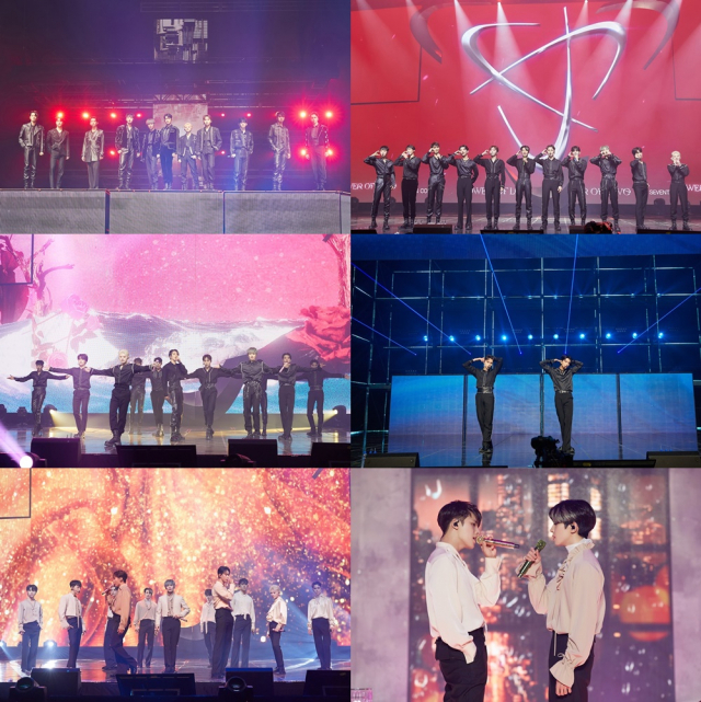 세븐틴, 온라인 콘서트 '파워 오브 러브' 첫 공연 성료…21일까지 열기 잇는다