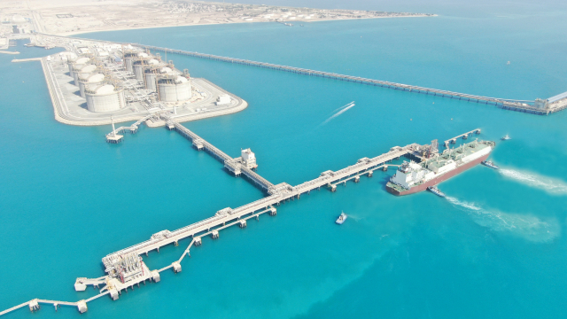 쿠웨이트 알주르 LNG 수입 터미널 전경 / 현대엔지니어링