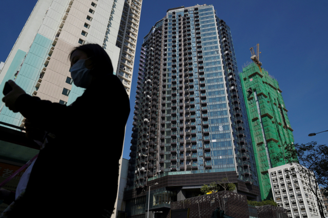 중국 헝다가 홍콩에서 진행하는 주거단지 건설도 차질을 빚고 있다. /로이터연합뉴스