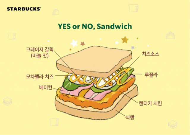 스벅 마니아가 만든 샌드위치는 무슨 맛?