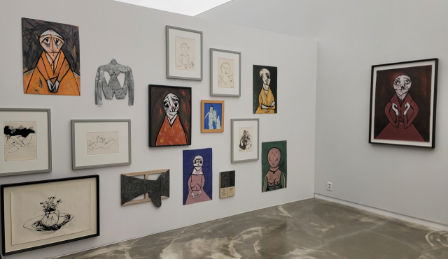 '솔로쇼' 아트페어에 처음 참가한 독일 베를린의 에스더쉬퍼 갤러리가 소개한 플로린 미트로이의 작품들.