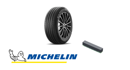 무라타와 미쉐린이 공동 개발한 타이어 내장용 RFID 모듈./사진제공=무라타