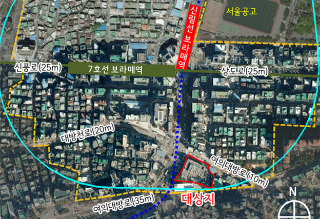 동작구 신대방동 377-1번지 위치도 / 서울시