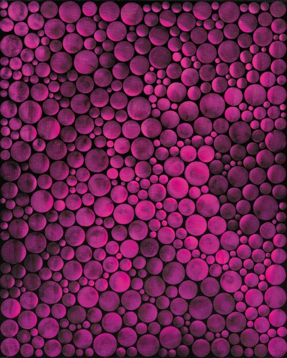 구사마 야요이의 'Infinity-Dots (AB)'가 22일 열린 케이옥션 경매에서 22억5,000만원에 낙찰됐다. /사진제공=케이옥션