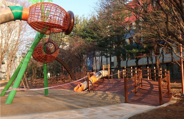 안양시, 낡은 어린이공원 2곳 새 단장…놀이공간·야외운동기구 등