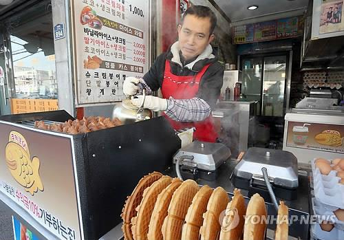 붕어빵 아저씨 김남수(63) 씨.