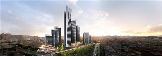 서울 신림동 미성아파트 재건축정비사업 제안 투시도/ HDC현산