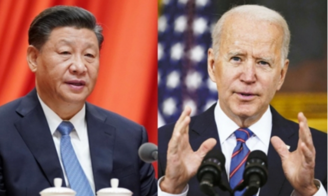 조 바이든(오른쪽) 미국 대통령과 시진핑 중국 국가주석.