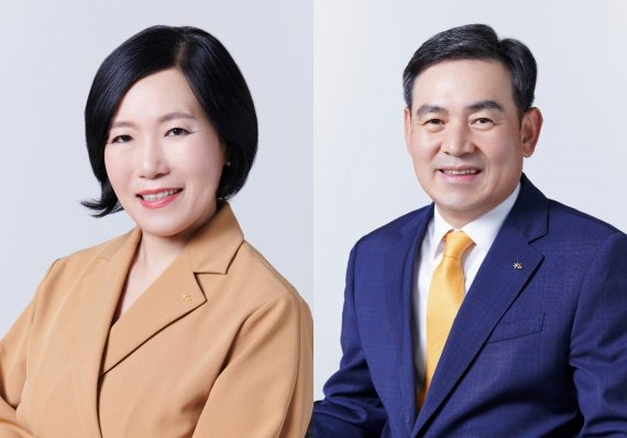 박정림(좌)·김성현(우) KB증권 각자 대표.