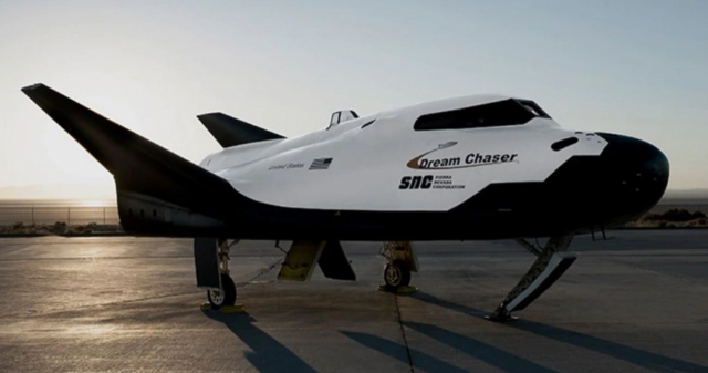 미국 우주 항공 기업 시에라 스페이스가 CES 2022에서 선보이는 우주 비행선 드림 체이서./사진 제공=시에라 스페이스