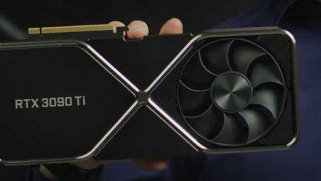 엔비디아가 공개한 그래픽처리장치(GPU) 플래그십 모델 지포스 RTX 3090 Ti /사진 제공=엔비디아