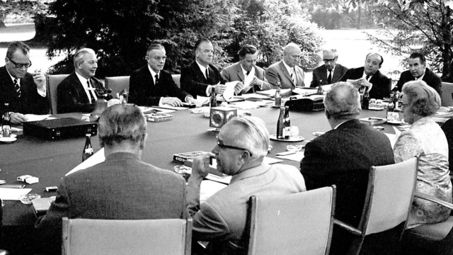 전후 독일의 3대 총리 쿠르트 키징거는 1966년 취임해 첫 대연정을 이끌었다./사진출처=독일 총리실