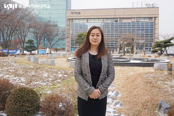 사진캡션: 숭실사이버대 한국어교육학과 송주아 학생