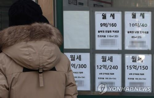 서울 월세거래 역대 최다...가격도 1년새 10% 껑충