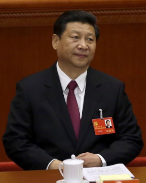 시진핑은 중국 최고 권력자인 공산당 총서기로서 2012년 11월 15일 공산당 제18기 중앙위원회 1차 전체회의(18기 1중전회)를 주재하고 있다. /AP연합뉴스