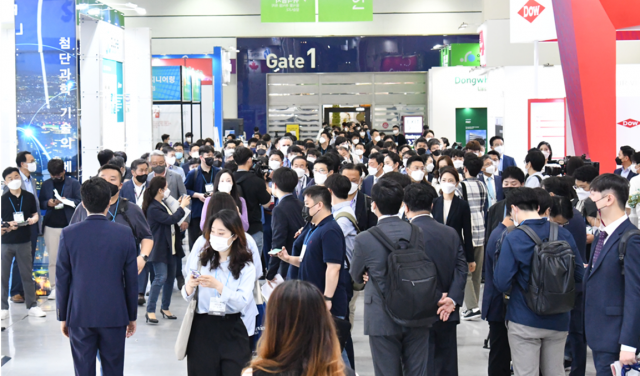 ‘인터배터리 2021’ 전시관 내부 전경 /사진제공=한국전지산업협회