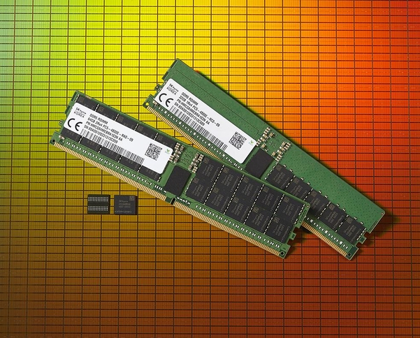 SK하이닉스 DDR5 D램 모듈./사진 제공=SK하이닉스