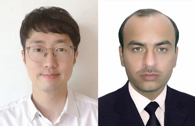 김윤수(왼쪽) 지스트 에너지융합대학원 교수와 샤히드 후세인 지스트 박사 /사진제공=지스트