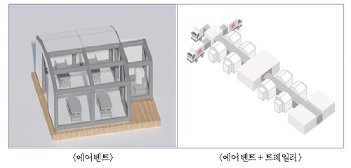 서울시 오미크론 확산 대비 고려대에 모듈 병상 설치