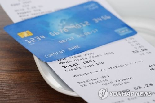 신용카드. 게티이미지뱅크·연합뉴스