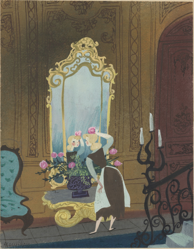 디즈니의 1950년작 애니메이션 '신데렐라(Cinderella)'를 위해 매리 블레어(Mary Blair)가 그린 컨셉드로잉. /Walt Disney Animation Research Library ⓒ Disney