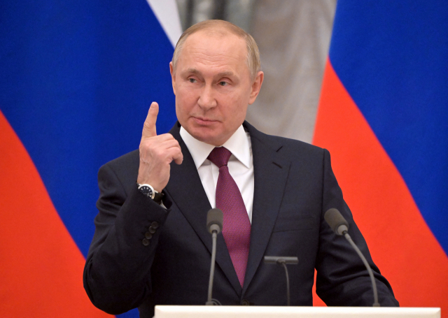 블라디미르 푸틴 러시아 대통령. 로이터연합뉴스
