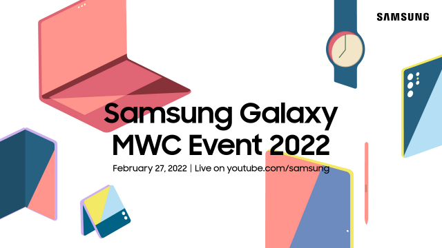 삼성 갤럭시 MWC 이벤트 2022 초대장. 사진제공=삼성전자