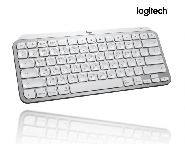 이달 초 국내에 정식 출시한 로지텍 ‘MX Keys Mini for Mac’의 모습. 사진 제공=로지텍