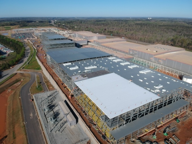 미국 조지아주에 위치한 SK이노베이션 배터리 공장의 모습/사진제공=SK이노베이션