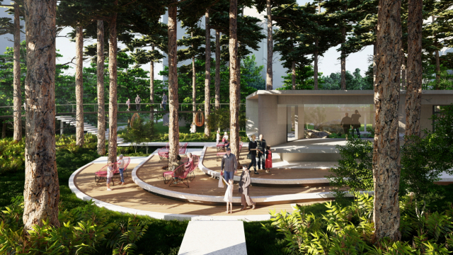 삼성물산이 개발한 조경 상품 '네이처 갤러리'의 모습. 사진제공=삼성물산