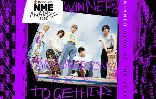 투모로우바이투게더, 英 밴드랩 NME 어워즈 2022 '올해의 영웅' 선정