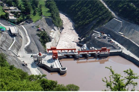 파키스탄 파트린드 수력발전소 전경 / 대우건설