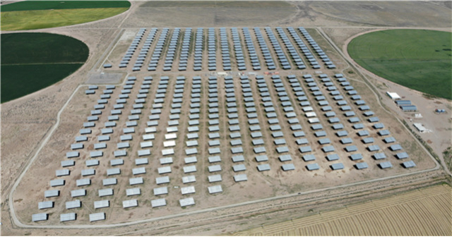 한국전력·국민연금이 공동 투자 이후 조기 회수한 미국 콜로라도 태양광 발전소 전경 사진 제공=양금희 의원실