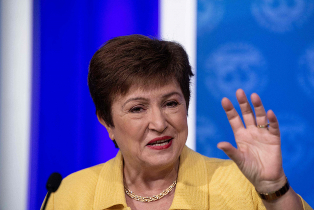 크리스탈리나 게오르기에바 국제통화기금(IMF) 총재. AFP연합뉴스