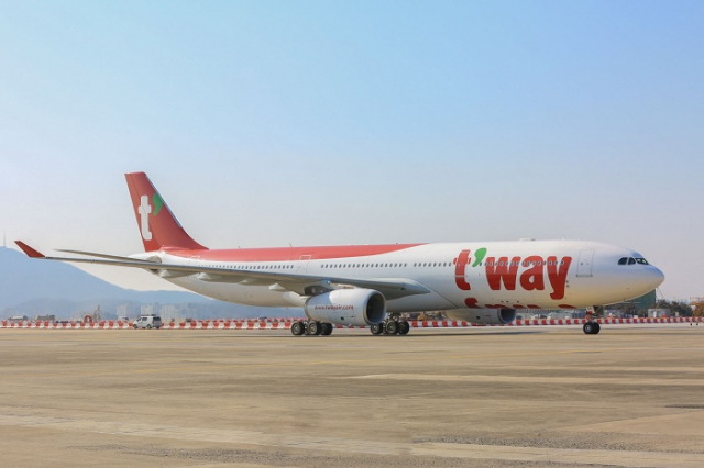 티웨이항공이 도입한 A330-300. /사진제공=티웨이항공