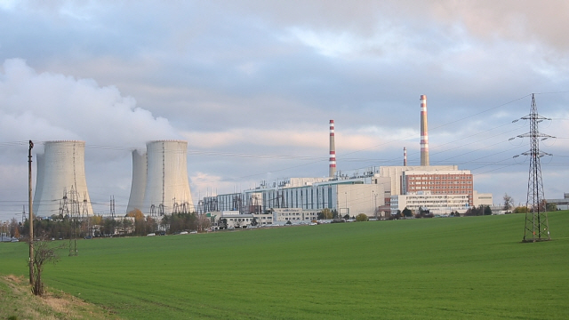체코 중부지역 도시 두코바니에 위치한 원자력발전소. 한국수력원자력 등 ‘팀코리아’는 체코가 이 지역에 새로 지을 원전 1기 수주전에 나섰다. /사진제공=한국수력원자력