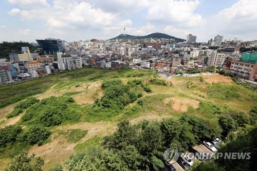 용산 이태원동 유엔사 부지 일대 모습.연합뉴스