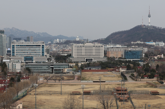 용산에 위치한 국방부와 합동참모본부 청사 / 연합뉴스