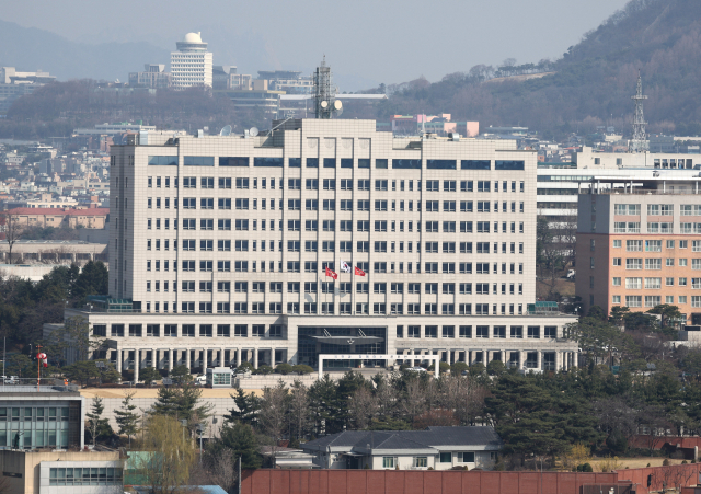 윤석열 대통령 당선인이 대통령 집무실을 국방부 청사로 이전을 추진 중인 가운데 22일 서울 용산 국방부 청사의 모습. 연합뉴스