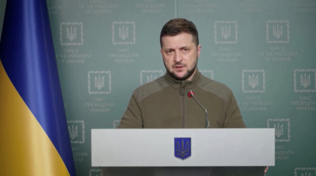 볼로드미르 젤렌스키 우크라이나 대통령. 로이터연합뉴스