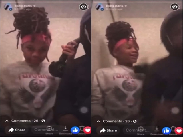지난 25일(현지시각) 미국 미주리주 세인트루이스의 한 아파트에서 12살 소녀가 사촌오빠와 인스타그램 생중계를 하던 중 총기를 발사하는 사고가 발생했다. 트위터 캡처