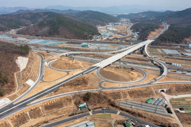 대구 4차순환도로 칠곡분기점. 사진 제공=대구시