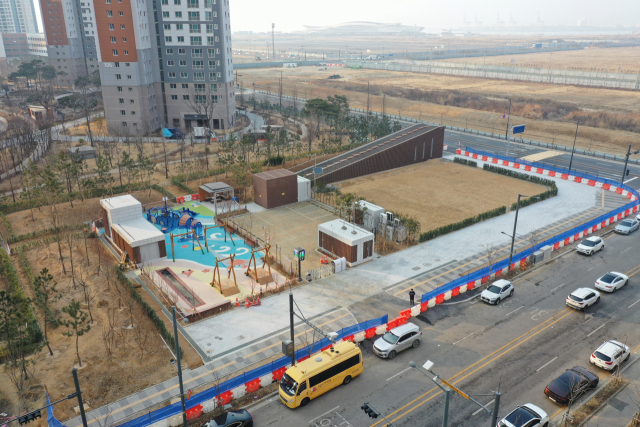 인천, 송도  8공구 쓰레기 자동 집하시설 준공