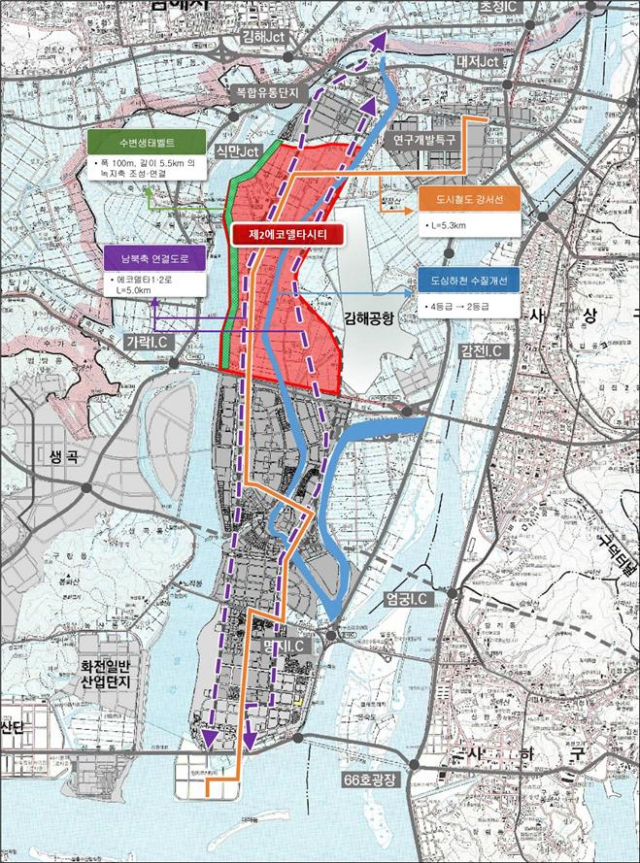 제2에코델타시티 기반시설 등 설치계획(안)./사진제공=부산시